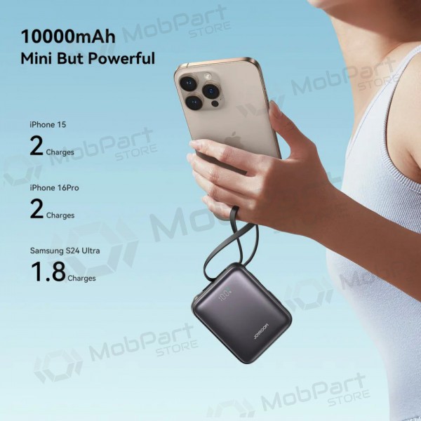 Väline patarei / aku Power Bank Joyroom JR-PBF27 22.5W Mini 10000mAh must Väline patarei / aku Power Bank Joyroom JR-PBF27 22.5W Mini 10000mAh must