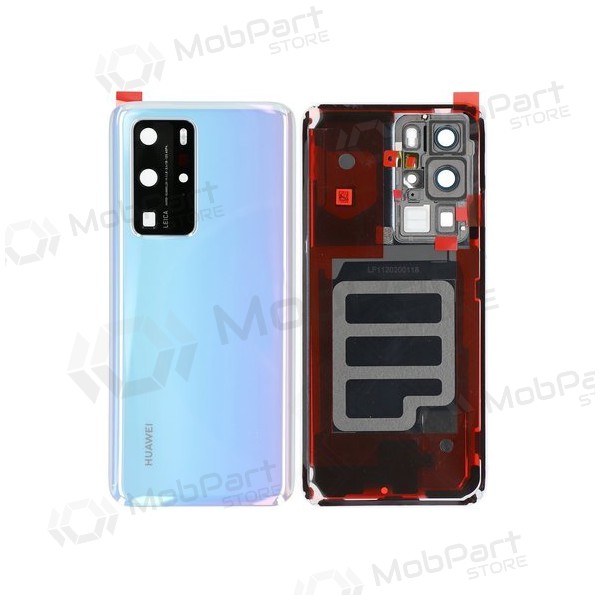 Huawei P40 Pro patareipesade kaas (tagakaas) (Ice White) (kasutatud grade A, originaalne) Huawei P40 Pro patareipesade kaas (tagakaas) (Ice White) (kasutatud grade A, originaalne)