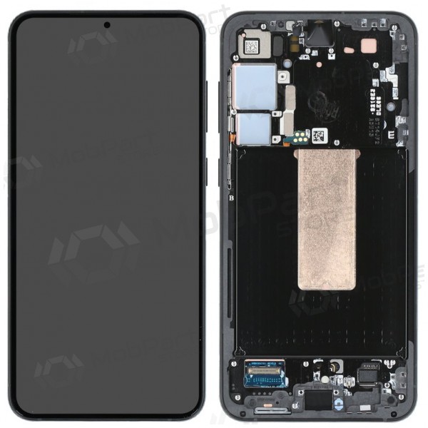 Ekranas Samsung S916 S23+ 5G su lietimui jautriu stikliuku ja rėmeliu Graphite originaalne (service pack) Ekranas Samsung S916 S23+ 5G su lietimui jautriu stikliuku ja rėmeliu Graphite originaalne (service pack)