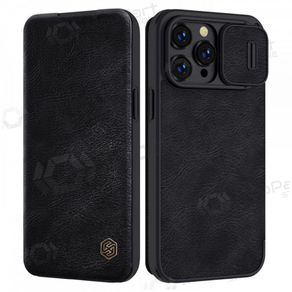 Apple iPhone 14 ümbris - Nillkin Leather (must)