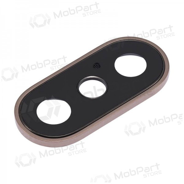 Apple iPhone XS / XS Max kaamera klaas (kuldsed) (koos raamiga) Apple iPhone XS / XS Max kaamera klaas (kuldsed) (koos raamiga)
