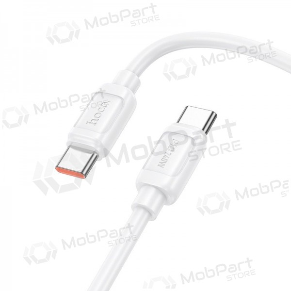 USB-C kaabel Hoco X115 USB-C to USB-C 1 m 240 W valge