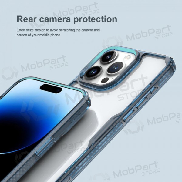 Apple iPhone 15 Plus ümbris „Nillkin Nature Pro“ (sinised) Apple iPhone 15 Plus ümbris „Nillkin Nature Pro“ (sinised)
