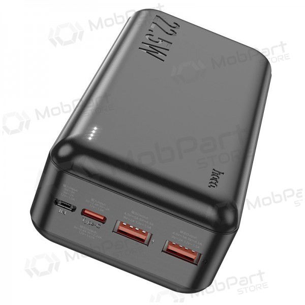 Väline patarei / aku Power Bank Hoco J101B PD 20W+Quick Charge 3.0 22.5W 30000mAh mustad Väline patarei / aku Power Bank Hoco J101B PD 20W+Quick Charge 3.0 22.5W 30000mAh mustad