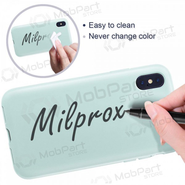 Apple iPhone 13 ümbris - Liquid Silicone 1.5mm (piparmündiroheline)