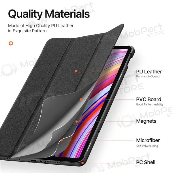 Xiaomi Redmi Pad Pro 12.1 ümbris "Dux Ducis Domo" (mustad)