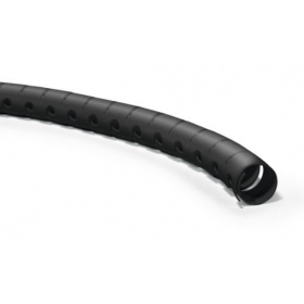 Vamzdis spiralinis kabelių apsaugaikoos  įrankiu kabelių įvedimui D30 Hellermann Tyton HWPP30 (RITĖ 25m , mustad)