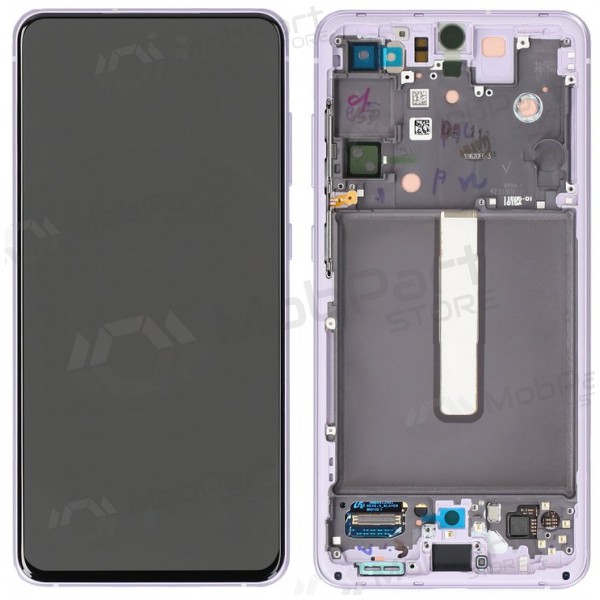 Samsung Galaxy S21 FE 5G ekraan (levandos) (koos raamiga) (originaalne) Samsung Galaxy S21 FE 5G ekraan (levandos) (koos raamiga) (originaalne)