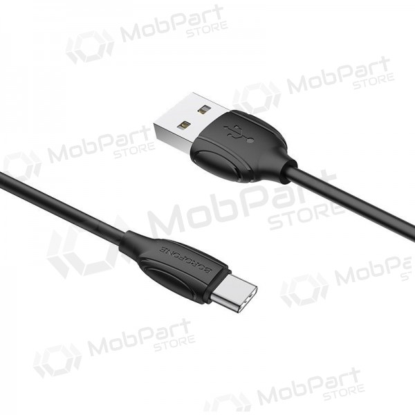 USB kaabel Borofone BX19 USB-A to USB-C 1.0m mustad