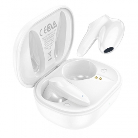 Juhtmeta vabakäeseadmega Borofone BW18 Initial Sound TWS (valge)