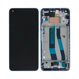 Xiaomi 11 Lite 5G NE ekraan (sinised) (koos raamiga) (originaalne)