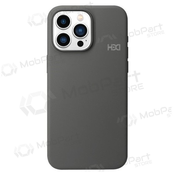 Ümbris HDD Silicone MagSafe Case Apple iPhone 16 tamsiai hall