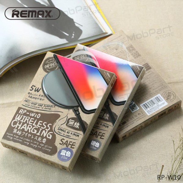 Laadija juhtmeta Remax RP-W10 5W (hõbedased)