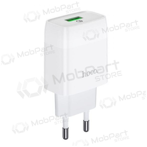 Laadija HOCO C72Q Glorious USB (QC3.0) (valged)