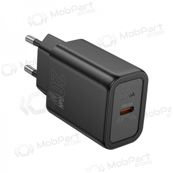 Telefonilaadija Hoco N60 20 W GaN USB-C must
