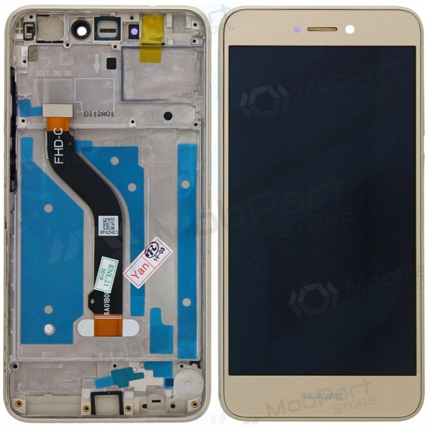 Huawei P8 Lite (2017) / P9 Lite (2017) / Honor 8 Lite ekraan (kuldsed) (koos raamiga)