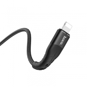 USB kaabel Hoco U64 PD Type-C - Lightning (mustad)