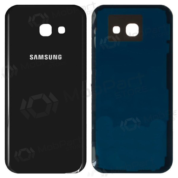 Samsung A520F Galaxy A5 (2017) patareipesade kaas (tagakaas) (mustad) (service pack) (originaalne)