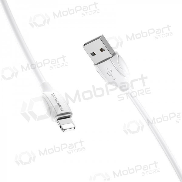 Lightning kaabel Borofone BX19 USB-A to Lightning 1 m valge