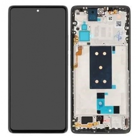 Xiaomi 11T 5G / 11T Pro 5G ekraan (mustad) (koos raamiga) (service pack) (originaalne)