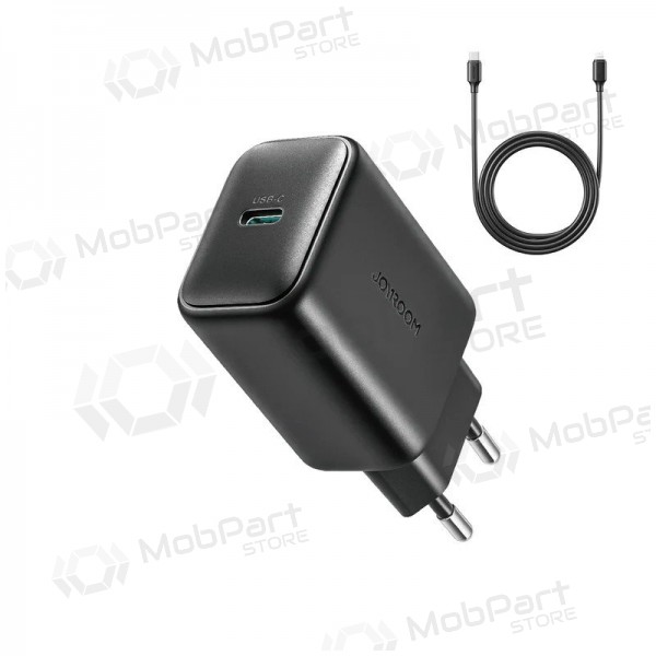 Laadija Joyroom JR-TCF23 USB-C 25W + USB-C to USB-C cable 1.0m mustad