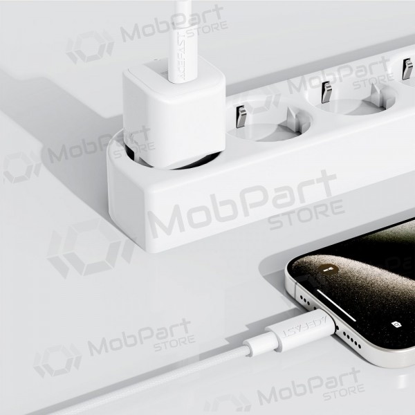 USB kaabel Acefast C18-03 60W USB-C to USB-C 1.2m valged