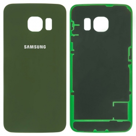 Samsung G925F Galaxy S6 Edge patareipesade kaas (tagakaas) (Green Emerald) (service pack) (originaalne)