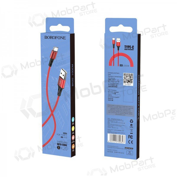 USB kaabel BOROFONE BX20 Enjoy 