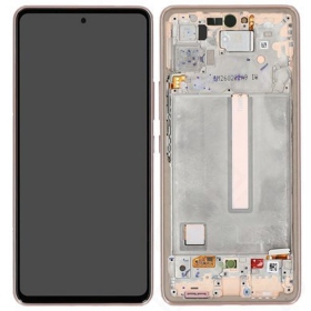Samsung Galaxy A53 5G ekraan (Awesome Peach) (koos raamiga) (originaalne)