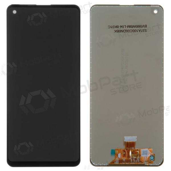 Samsung A217F Galaxy A21s ekraan (mustad)