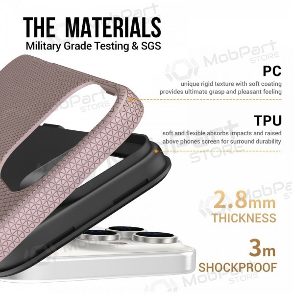 Apple iPhone 17 Pro Max, 18 Pro Max ümbris - Perfectionists (roosa kuld)