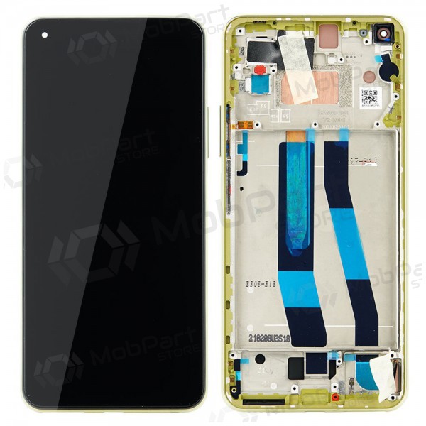 Xiaomi Mi 11 Lite 4G / Mi 11 Lite 5G ekraan (kollane) (koos raamiga) (originaalne) Xiaomi Mi 11 Lite 4G / Mi 11 Lite 5G ekraan (kollane) (koos raamiga) (originaalne)