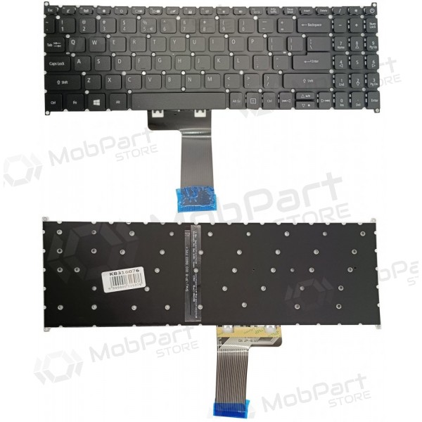 Klaviatuur ACER: Aspire 3 A315-23,koos pašvietimu Klaviatuur ACER: Aspire 3 A315-23,koos pašvietimu