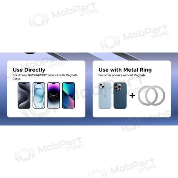 Ugreen LP923 MagSafe autotelefoni hoidik ventilatsiooniresti jaoks