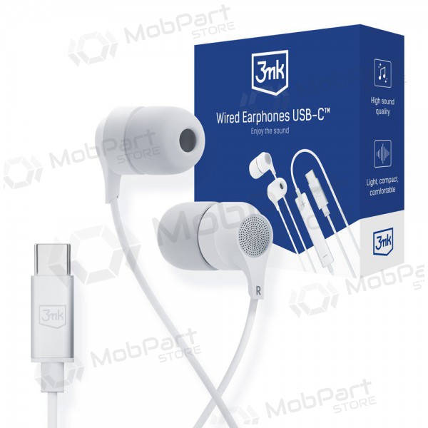Kõrvaklapid 3mk Wired Earphones USB-C Kõrvaklapid 3mk Wired Earphones USB-C