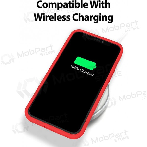 Apple iPhone 11 Pro Max ümbris Mercury - Silicone Case (punane)