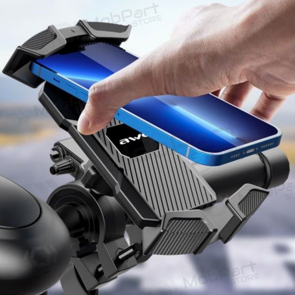 Telefono laikiklis dviračiui Awei X47 mustad