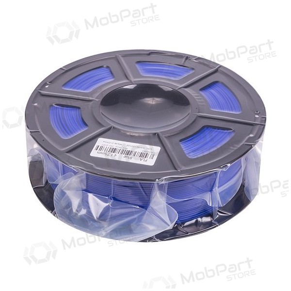 3D spausdinimo plastikas PLA, 1.75mm, 1kg, sinised 3D spausdinimo plastikas PLA, 1.75mm, 1kg, sinised