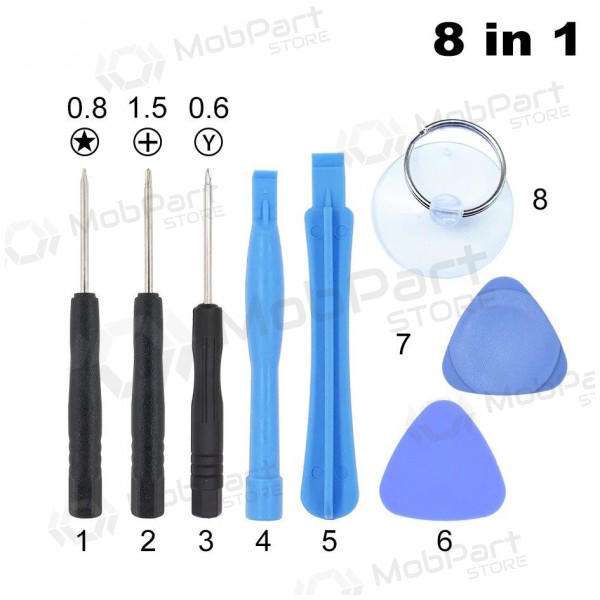 Tööriistade komplekt (8 in 1)