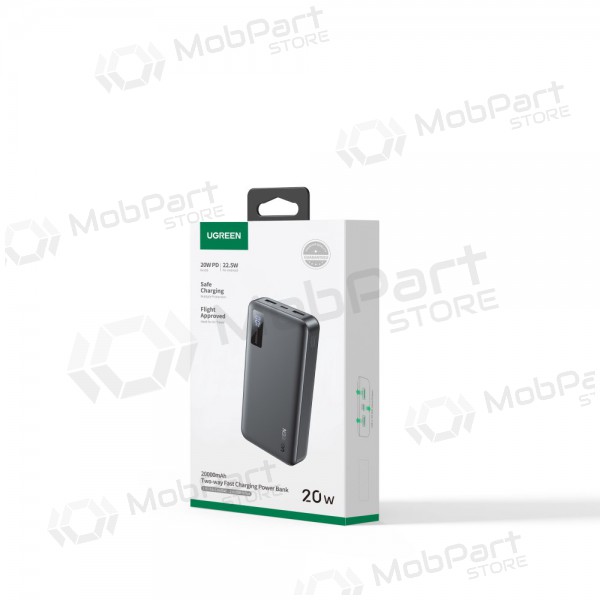 Väline patarei / aku Power Bank Ugreen PB313 20W 20000mAh (25683) must Väline patarei / aku Power Bank Ugreen PB313 20W 20000mAh (25683) must
