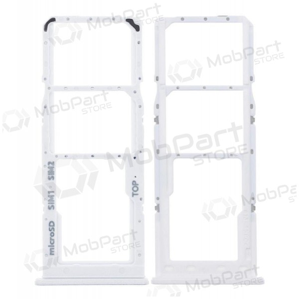 Samsung Galaxy A125 A12 / A127 A12S SIM kaardi hoidja (valged) (service pack) (originaalne) Samsung Galaxy A125 A12 / A127 A12S SIM kaardi hoidja (valged) (service pack) (originaalne)
