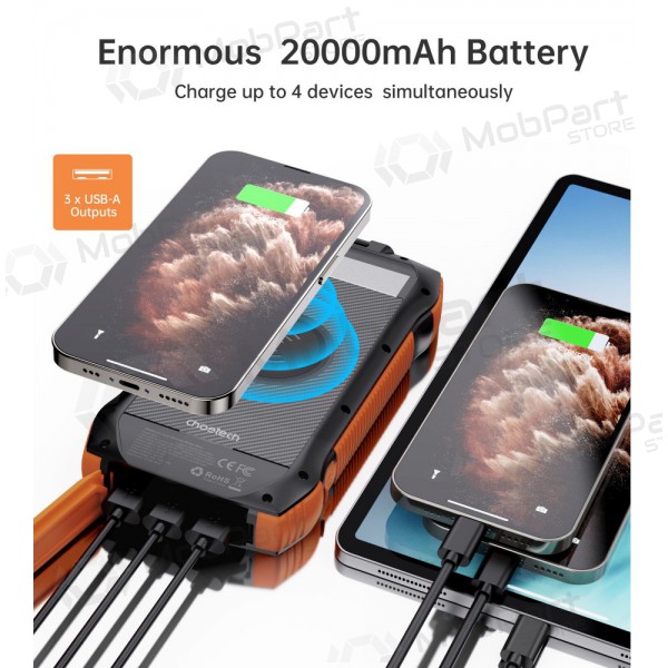 Väline patarei / aku Power Bank Choetech B657 20000mAh Väline patarei / aku Power Bank Choetech B657 20000mAh