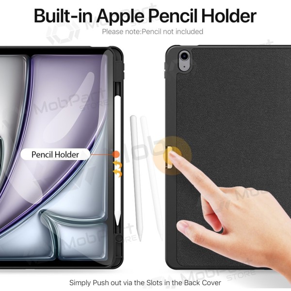 Apple iPad Air 13 (2024, 2025, 2026) ümbris - Dux Ducis Domo (must)