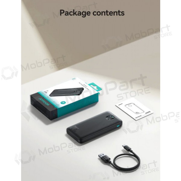 Väline patarei / aku Power Bank Joyroom JR-PBF15 22.5W 10000mAh must Väline patarei / aku Power Bank Joyroom JR-PBF15 22.5W 10000mAh must