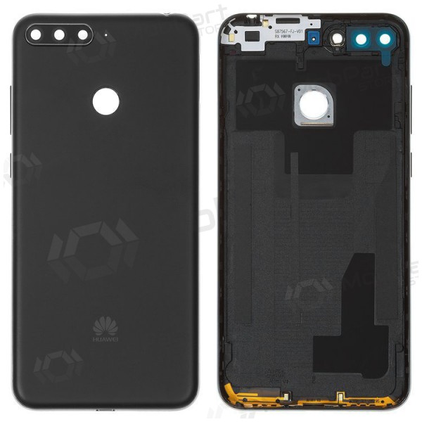 Huawei Y6 Prime 2018 patareipesade kaas (tagakaas) (mustad) (kasutatud grade B, originaalne) Huawei Y6 Prime 2018 patareipesade kaas (tagakaas) (mustad) (kasutatud grade B, originaalne)