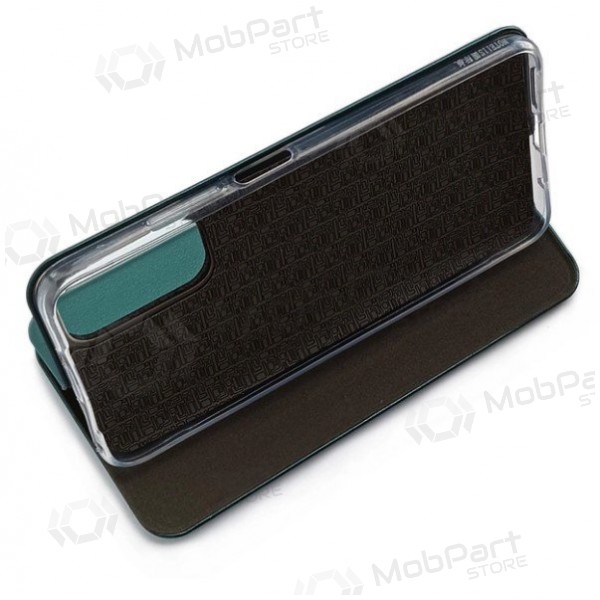 Samsung S906 Galaxy S22 Plus 5G ümbris -Book Elegance- (tume roheline)