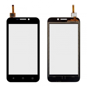 Huawei Y541 / Y5c puutetundlik klaas (mustad)