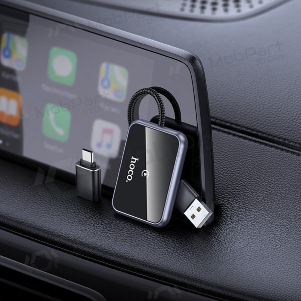 CarPlay adapter Hoco HU1 juhtmevaba must