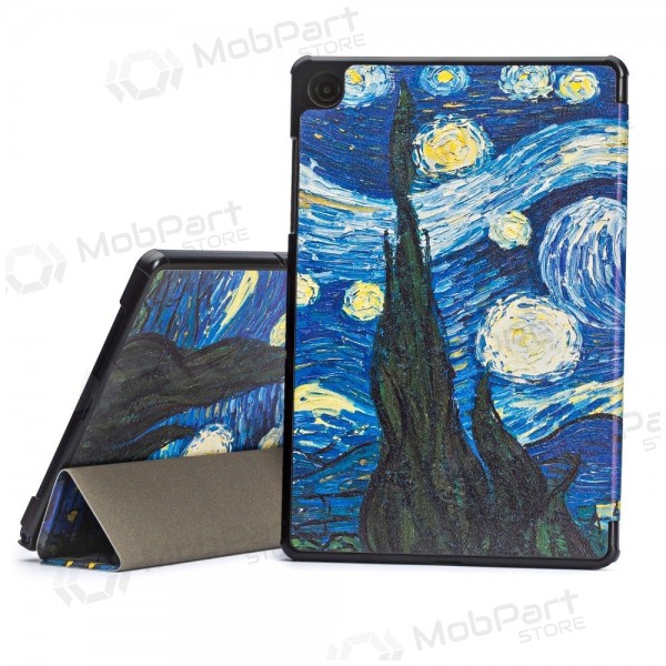 Samsung Galaxy Tab A9+, Tab A11+ ümbris - Smart Leather (starry night)