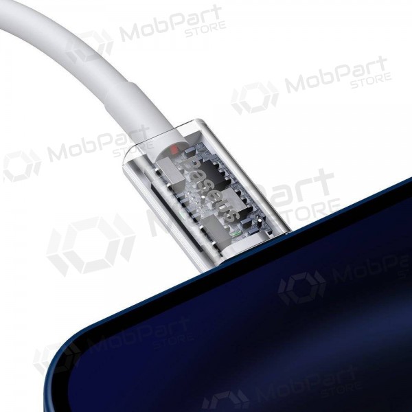 USB kaabel Baseus Superior Type-C - Lightning PD 20W 1.0m (valged) CATLYS-A02